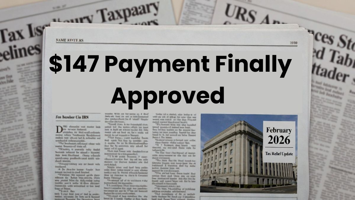 $147 Payment Finally Approved
