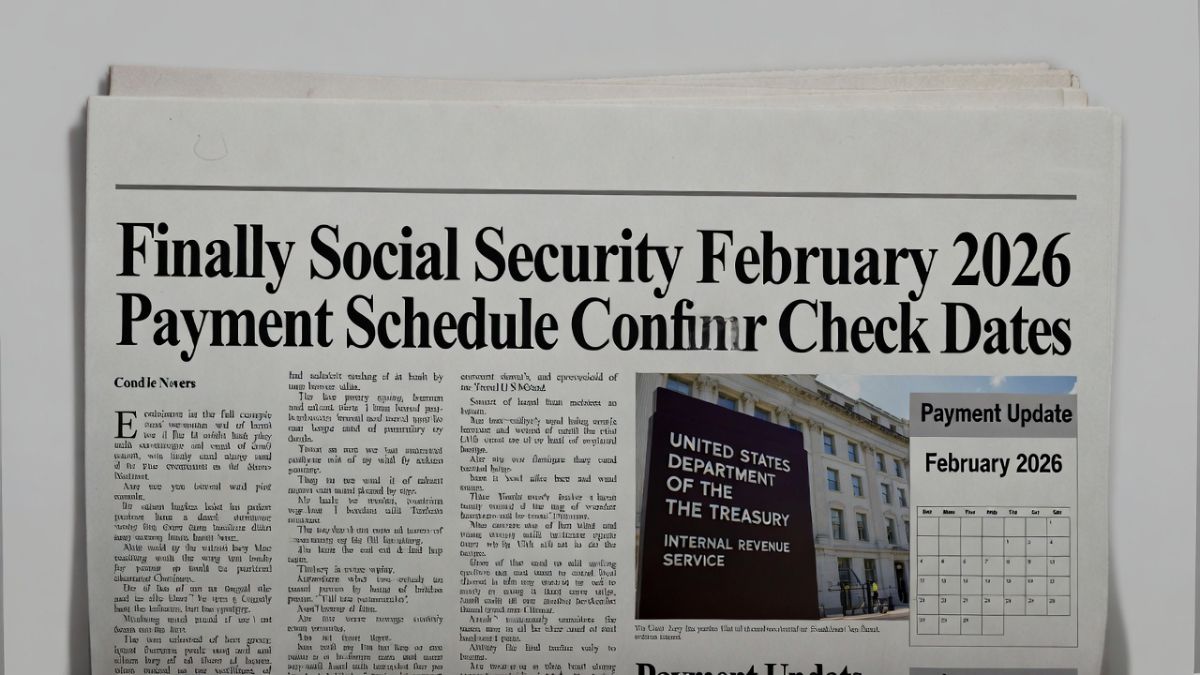 Finally Social Security Feburary 2026 payment