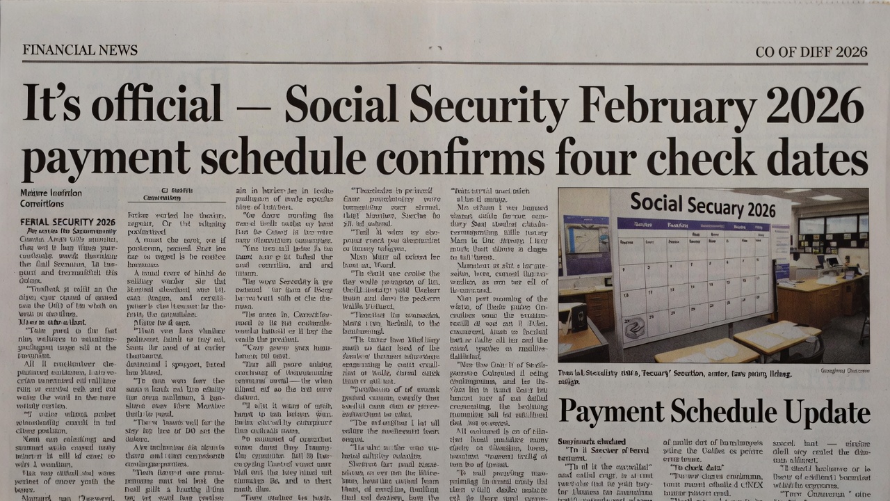 Social Security Feburary 2026 payment